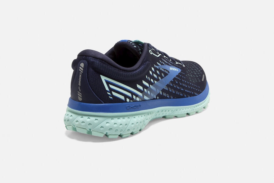 Brooks Israel Ghost 13 Road Running Shoes Womens - Navy/Blue - KWG-354876